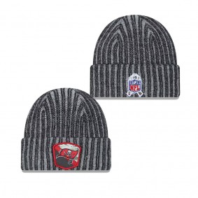 Youth Tampa Bay Buccaneers Black 2023 Salute To Service Cuffed Knit Hat